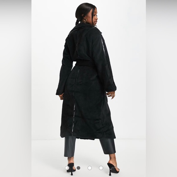 NWT 4th Reckless bonded shearling coat - Picture 2 of 7